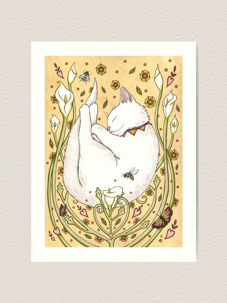 Alternate view of Butterflies and Bees Art Print