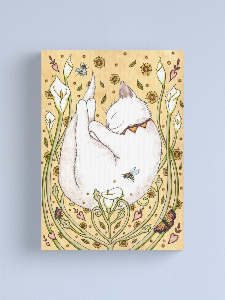 Alternate view of Butterflies and Bees Canvas Print