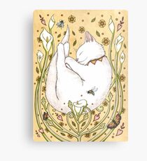 Butterflies and Bees Metal Print