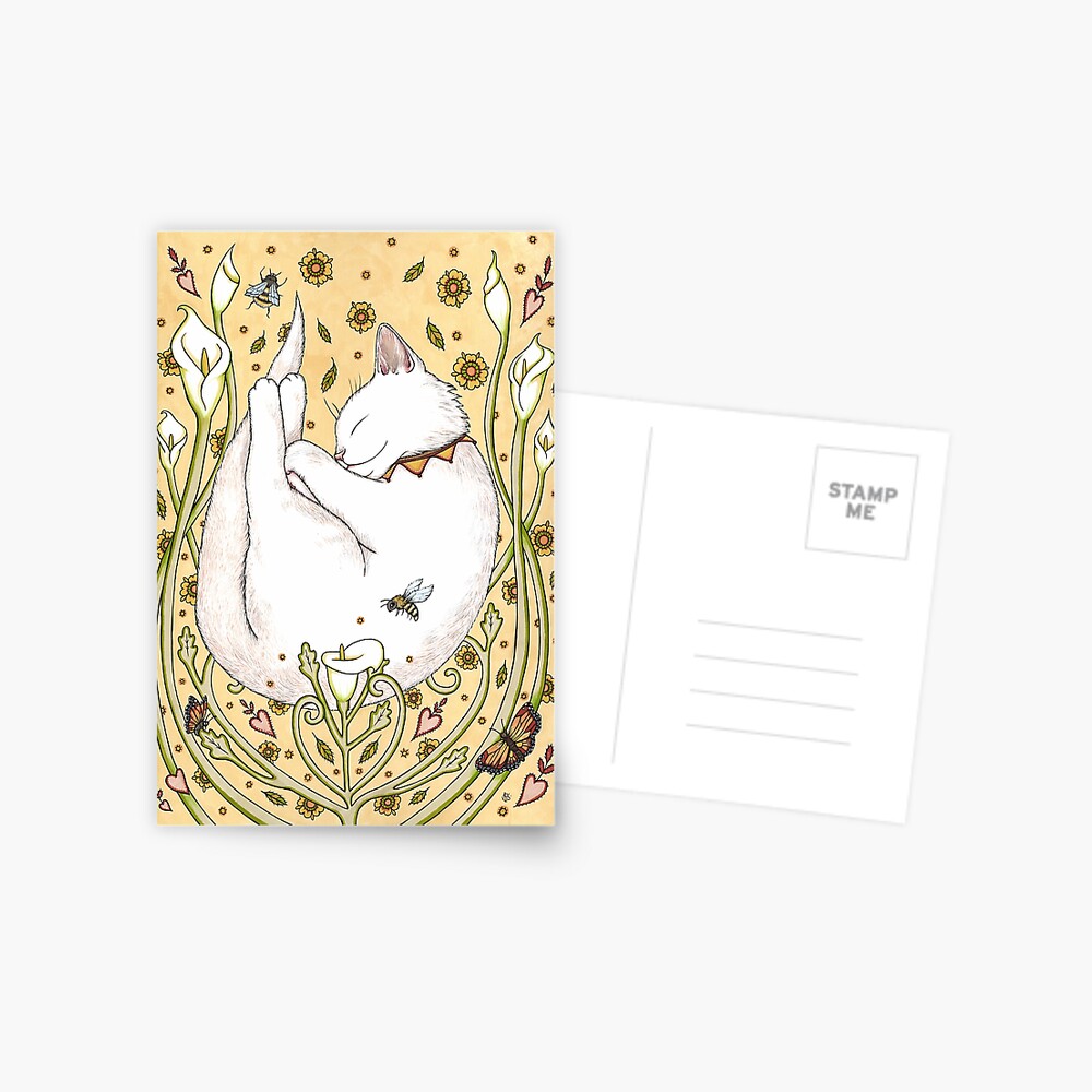 Butterflies and Bees Postcard