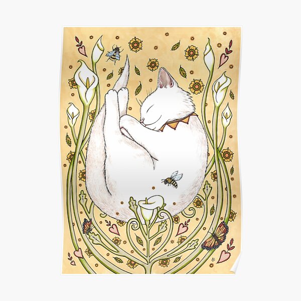 Butterflies and Bees Poster