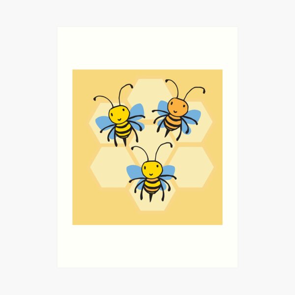 Save The Bees Art Print