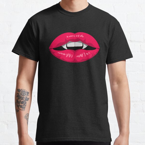 Pink Vampire Lips Classic T-Shirt