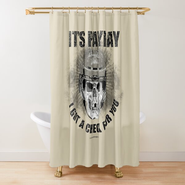 Payday Shower Curtains Redbubble - roblox ps4 payta