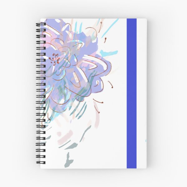 Item preview, BLUE 'Floral Flow' by Stringer Things (Hannah Stringer) designed and sold by stringerthings.
