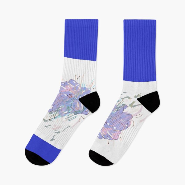 Item preview, BLUE 'Floral Flow' by Stringer Things (Hannah Stringer) designed and sold by stringerthings.
