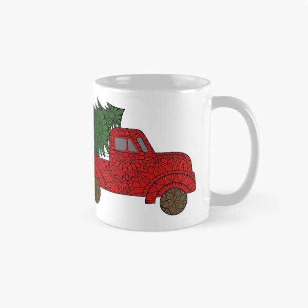 Item preview, Red Truck and Tree Mandala  designed and sold by madisons18.