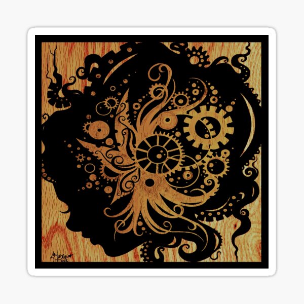 Steampunk Sally Sticker