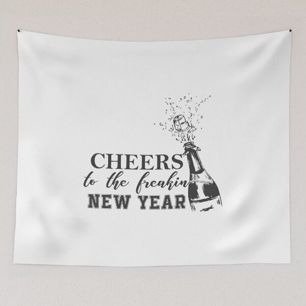 Item preview, Cheers to the freakin new year funny gift for New Years Eve designed and sold by hadleydesigns.