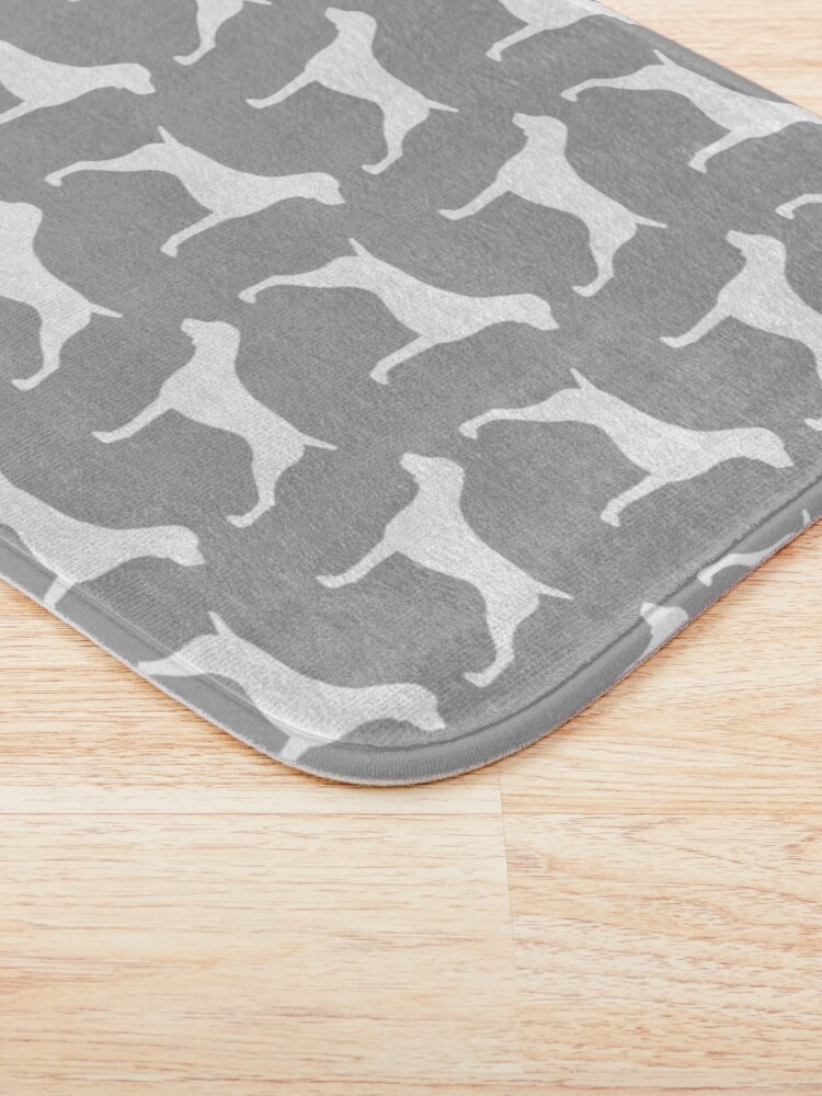 Alternate view of German Shorthaired Pointer Silhouette(s) Bath Mat