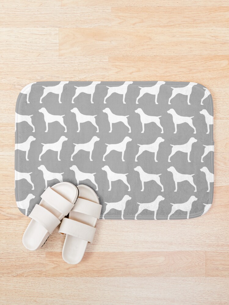 Alternate view of German Shorthaired Pointer Silhouette(s) Bath Mat