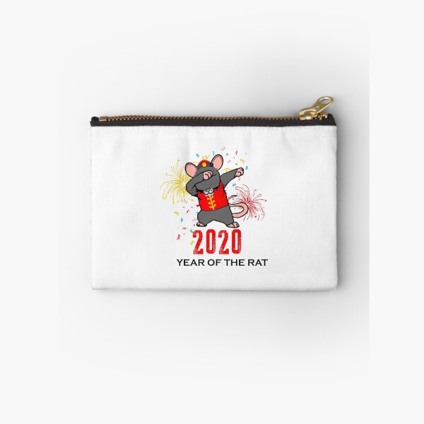 Item preview, 2020 Year of the Rat Dabbing Happy Chinese New Year gift designed and sold by hadleydesigns.