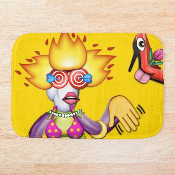 Emoji Collage #1 Bath Mat