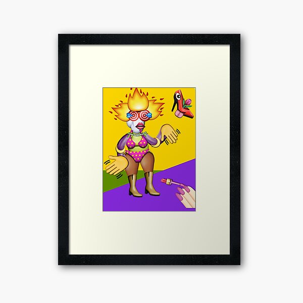 Emoji Collage #1 Framed Art Print