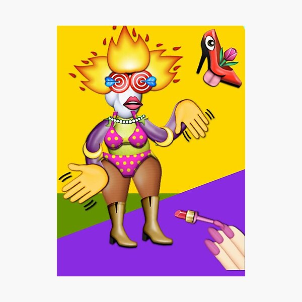 Emoji Collage #1 Photographic Print