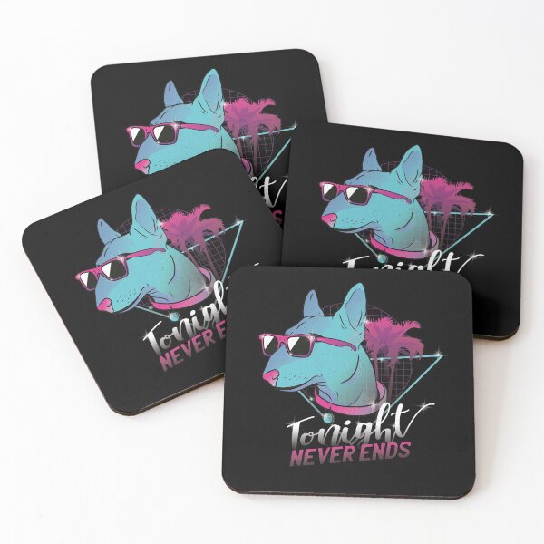Item preview, Neon future retro dog designed and sold by Tahuverian.