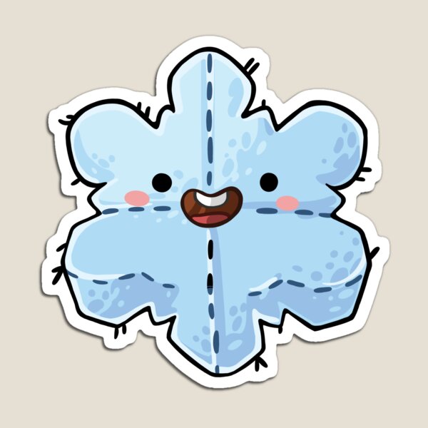 Snowflake Plushie Magnet