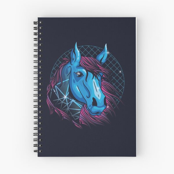 Item preview, Neon future retro wave horse designed and sold by Tahuverian.