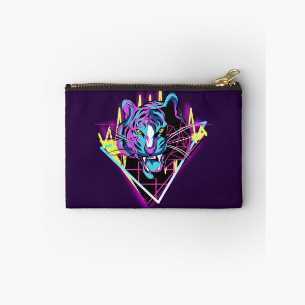 Item preview, Neon future retro wave tiger designed and sold by Tahuverian.