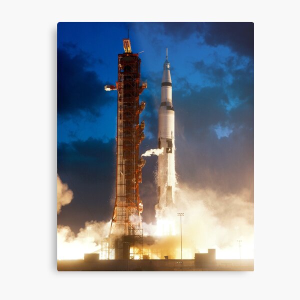 First Launch of Saturn V – Nov. 9, 1967 Metal Print