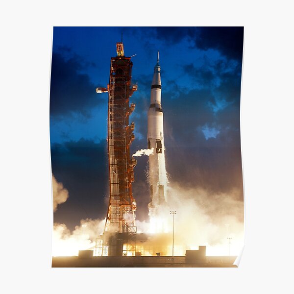 First Launch of Saturn V – Nov. 9, 1967 Poster