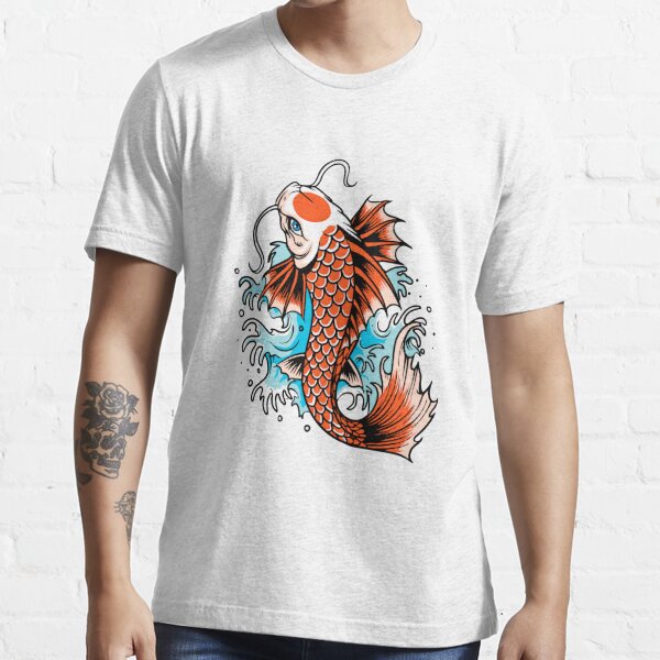 Traditional Japanese Koi Fish On Water T Shirt For Sale By Skierx
