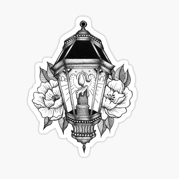 Premium Vector  Traditional lantern and wing tattoo