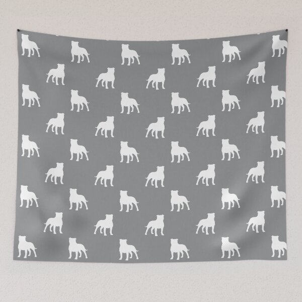 Item preview, Staffordshire Bull Terrier Silhouette(s) designed and sold by Jenn Inashvili.