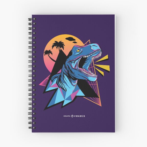 Item preview, Neon future retro dinosaur designed and sold by Tahuverian.