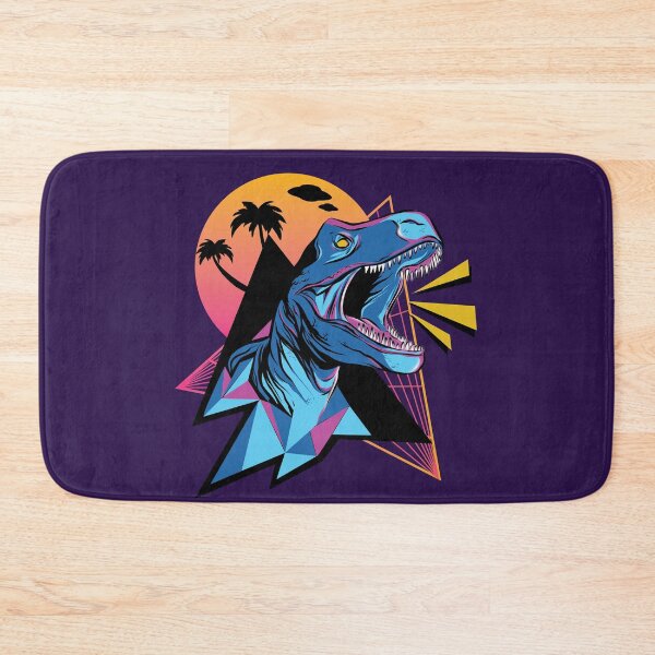 Item preview, Neon future retro dinosaur designed and sold by Tahuverian.