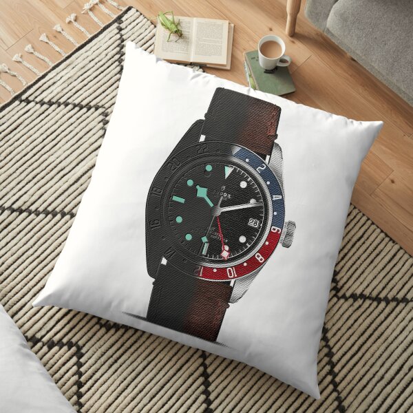 Tudor Black Bay GMT Heritage Dark Side of the Lume Floor Pillow
