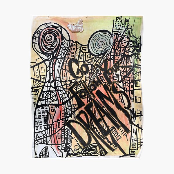 Abstract painting Poster