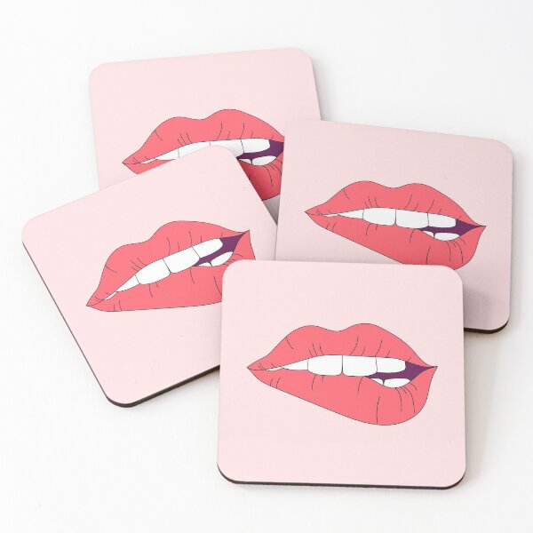 Item preview, Pink Biting Lip  designed and sold by newburyboutique.