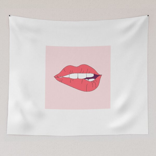 Item preview, Pink Biting Lip  designed and sold by newburyboutique.