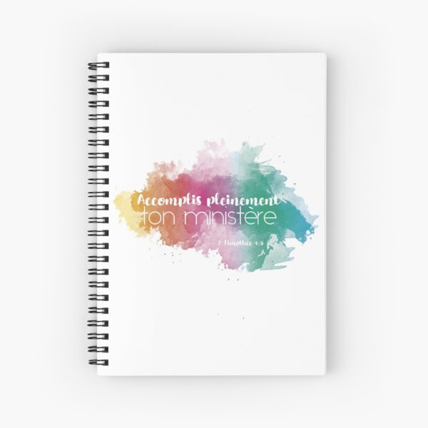 Accomplis Pleinement Ton Ministere - French Spiral Notebook