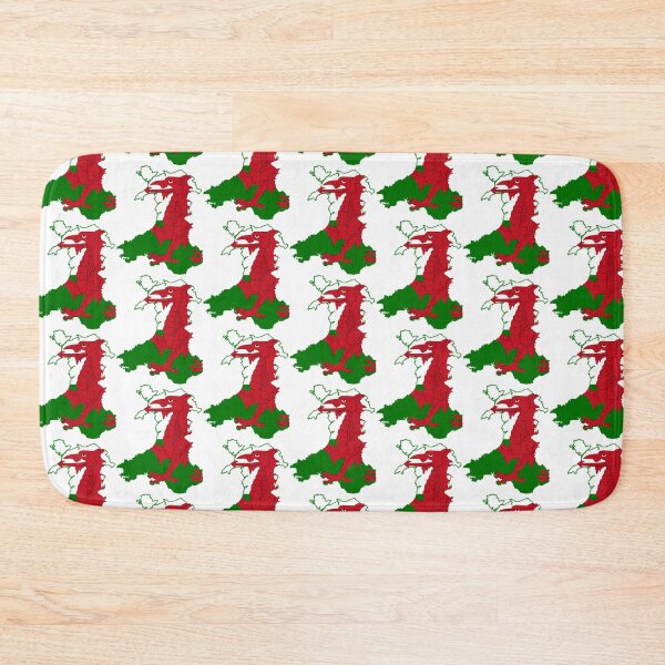 Item preview, Flag Map of Wales designed and sold by History Merch!.