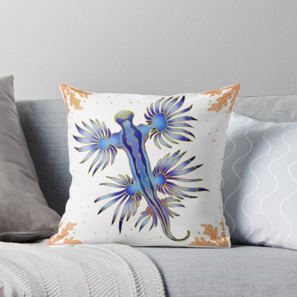 Item preview, Navy Gold Dragon Slug designed and sold by ABIllustrative.