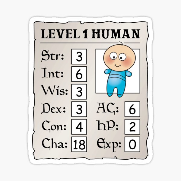 Item preview, Level 1 Human - Boy designed and sold by Mike-Brodu.