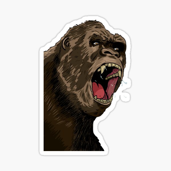 "King Kong" Sticker for Sale by Redbubble