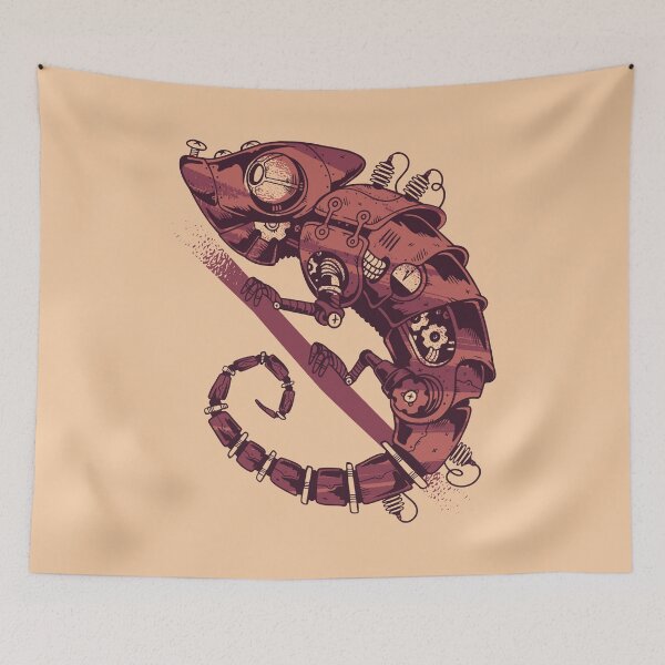 Item preview, Steampunk Chameleon retro future designed and sold by Tahuverian.