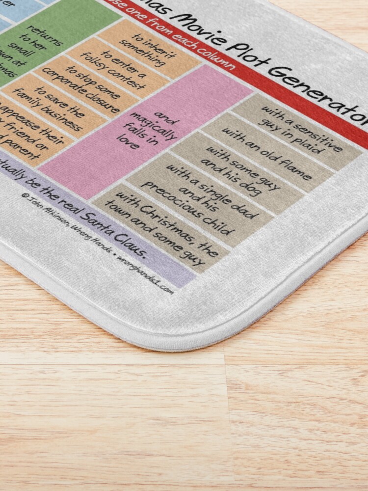 Alternate view of Hallmark Christmas Movie Plot Generator Bath Mat