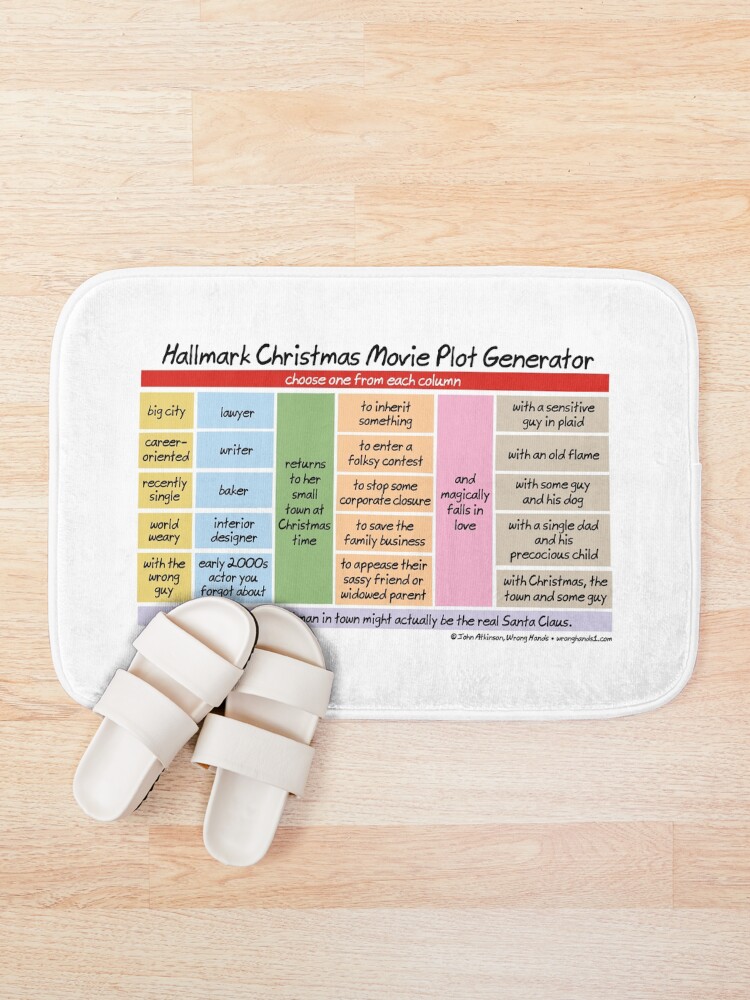 Alternate view of Hallmark Christmas Movie Plot Generator Bath Mat