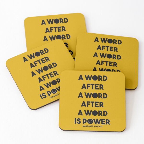 Item preview, Margaret Atwood Quote: A Word after a word after a word is power designed and sold by hawkeyestate.