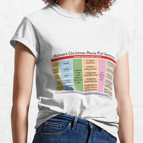 Hallmark Christmas Movie Plot Generator Classic T-Shirt