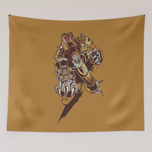 Item preview, Retro future Steampunk Tiger designed and sold by Tahuverian.