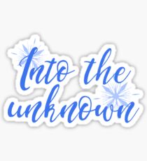 Into the Unknown Sticker