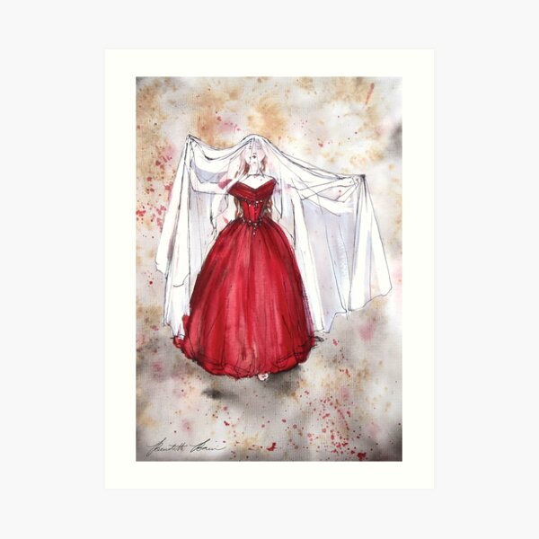 MASQUE OF THE RED DEATH Project Rendering Art Print