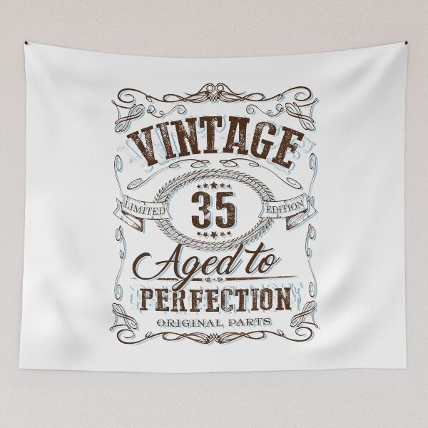 Item preview, 35th birthday Vintage gift idea vintage aged 35 birthday party designed and sold by LoveEveryWear.