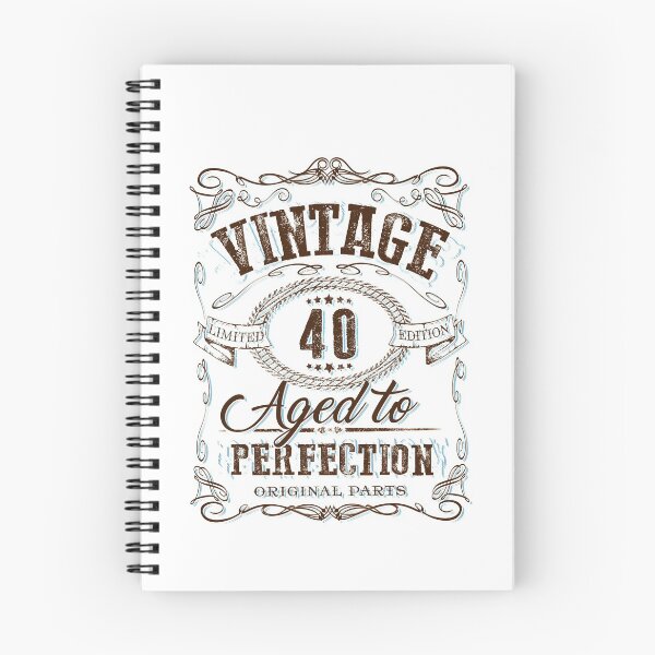 Item preview, 40th birthday Vintage gift idea vintage aged 40 birthday party designed and sold by LoveEveryWear.