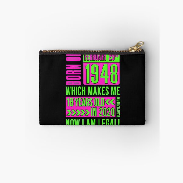 Item preview, 1948 - 48 - 18 NOW I AM LEGAL PINK #leapyearbaby Girls and Womens Funny Leaper Leapling Leap Year Birthday Gifts, Shirts, Tshirts designed and sold by GabiBlaze.